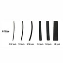 130pcs Boxed Black 3:1 With Glue Waterproof Double Wall Heat Shrinkable  New