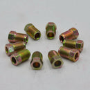 10 Packs 10mmx1mm Brake Pipe Screw Nuts For Braking Steel