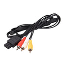 6ft AV Audio Video TV Composite Cable Cord for   N64 SNES Super Game S TwJ Gn