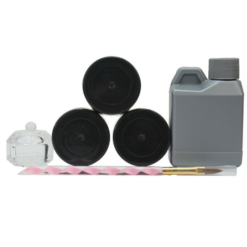 Professional Nail Art Tool Kit Set UV Gel Polish Acrylic liquid Supplies Tool