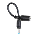 7.4mm Female To 4.5mm Male Plug DC Power Adapter Connector Cable ForHP Laptop Gw