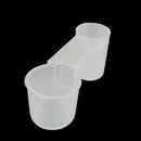 5X Plastic Bird Poultry Dove Pigeon Feeder Water Food Drinker Cup Water-Bottles.