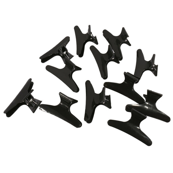 Classic Butterfly Clamps Clips, 12 Pieces, Non-slip Styling Claws, Hair Section