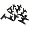 Classic Butterfly Clamps Clips, 12 Pieces, Non-slip Styling Claws, Hair Section