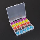 1pc Plastic 25 Single Bobbin Sewing Machine Spools w/ Thread Storage Case A