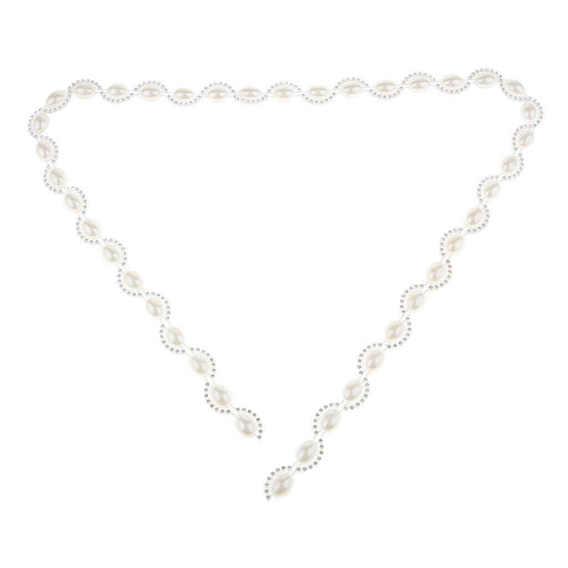 1 Yard Crystal Rhinestone Close Chain Trim for Bridal Wedding