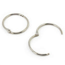 100Pcs 19Mm Loose Leaf Binder Rings Key Rings Book Rings Binder Rings for S J7K1