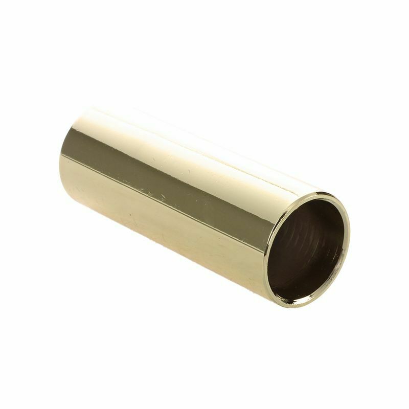 1pc Guitar Slide Golden Stainless Steel Finger Knuck
