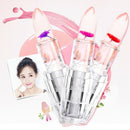Flower Crystal Jelly Lipstick Temperature Change Color Lip Balm Waterproof  H3N1