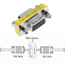 VGA 15Pin DB15 Female to Female Gender Changer Conversion Adapter Connector