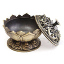 Buddha Incense Burner Lotus Flower Incense Holder Handmade Censer For Buddh A5Q7