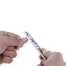 1x nail art manicure 2-side colorful sanding files block buffer tool random A Gw