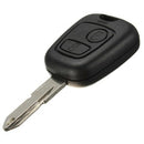Car Key Shell Decorative Simple 2 Button ABS Protective Styling for Peugeot 206