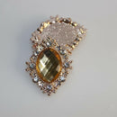 20 Pcs Rhinestone Buttons Cabochons for Crafts DIY Gift Making Accessories