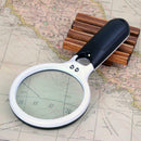 45X Magnifying Glass with Light Handheld Magnifier Magnifying Glass Lens XNS