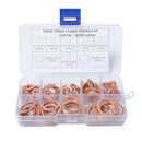 120 Pieces M6 M8 M10 M12 M14 M16 M18 M20 Copper Washers Flat Ring 8 Sizes