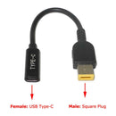 For Lenovo Thinkpad Laptop Computer Power Supply Adapter Cable Type-C Female To