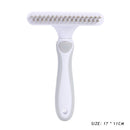 Pet Cat Dog Hair Removal Needle Comb Fur Trimming Open Knot Brush (Green) A