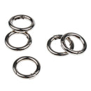 5 Pcs Push Gate Snap Open Hook Spring Ring Key Chain Carabiner 20mm