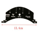 5PCS Cello String Bridge Mold Template for 1/2 3/4 4/4 Cello Instrument