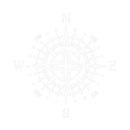20x20 inch PVC Car Stickers NSWE Compass Decals Graphics Auto Styling Decoration