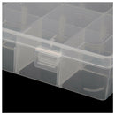 14 Compartments Jewelery Box Storage Case Adjustable in Plastic
