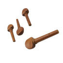 4 Pieces Violin Whirls For 4/4 Violins, Spare Parts For Your Violin Repair