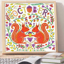 5D DIY Special Shaped Diamond Painting October Embroidery Craft Kit (R8502)