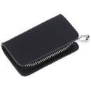Realistic Leather Men's Car Key Bag Zipper Bag Storage Bag Car Key Bag Wallet FT