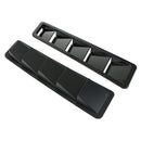 2 Pack 44x13cm Car Bonnet Engine Hood Vent Louver Cooling Panel Trim Universal