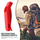 High Decibel Double Pipe Whistle Sports Outdoor Emergency Survival EDC Tool