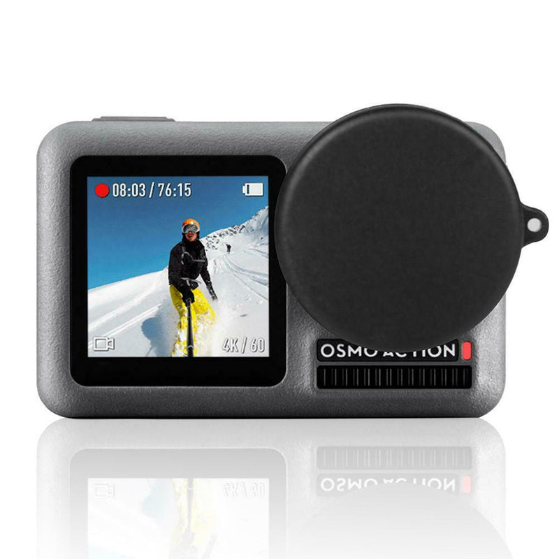 Soft Rubber Lens Protection Cover Case Cap for DJI OSMO Action Sport Camera K1B