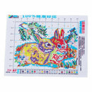 Rabbit Grass Pattern Stamped Cross needle Counted Kit for Lady Woman D6E2