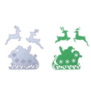3pcs Old Man Deer Cutting Dies for DIY Scrapbook Emboss Metal Craft Stencil