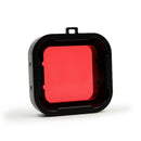 Red Underwater Diving Snap On Filter Lens for GoPro HERO3+ HERO4 Camera