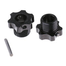 4 Pcs Hexagonal Wheels Hub 17mm Made Of Plastics Replacement For 1: 8 RC Crawler