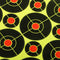 160pcs Shooting Targets 2'' Reactive Splatter Glow Florescent Paper Target