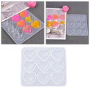 Silicone Heart Shape Mold DIY Crafting Tools Baking Moulds for Beginners