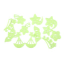 New Glow in the Dark Stickers Happy Stars Ceiling Wall Bedroom Luminous N6O1