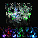 7.7cm LED Flash Light Whisky Shot Drink Glass Cup Beer Bar Party Wedding Club ^