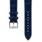 Smart Sports Bluetooth PU Leather Watch Strap for Huawei B5 18mm Blue
