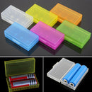 5Pcs 18650 CR123A 16340 Hard Plastic Transparent Battery Case Box Holder  Dyqq