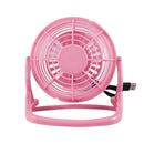 Mini fan Portable USB Desk Computer PC Laptop Silent Color: pink J2Q8