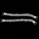 3-Row Design Rhinestone Crystal Bikini Connectors Buckles for Swimwear DIY
