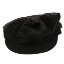 3Pcs Chef Hat Restaurant Kitchen Working Catering Elastic Cap Black