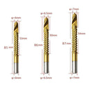 10Pcs 3-13mm Wood Metal Cutting Groove HSS Titanium Coated Drill Bit Newest Use