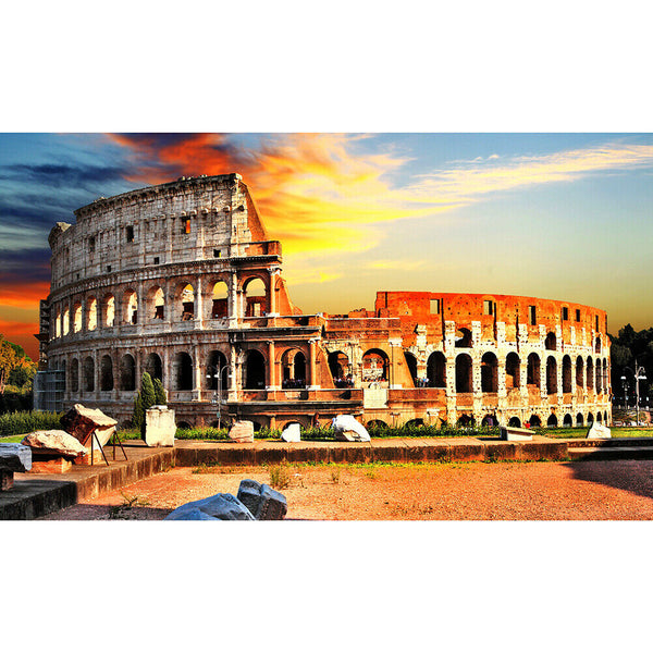 Paper Puzzles 1000 Pieces Colosseum Assemble for Adults Kids Jigsaw Toys