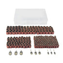 338pcs #60 #120#320 Sanding Band With 3/8 1/4 1/2 Rubber Mandrel For Electr