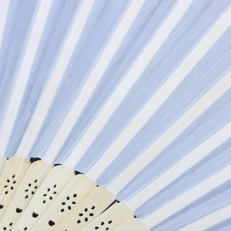 20 x Fan Fabric Gift Bag Bamboo Bone + Silk Fabric wedding favors dance wri C8T9