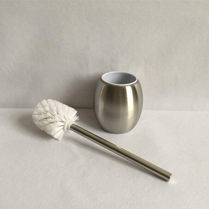 1 Set Stainless Steel Toilet Brush Holders Brush Toilet Cleaning Brush Toil